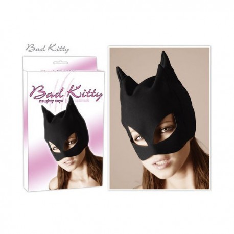 Masque de CatWoman noir Bad Kitty