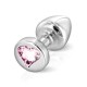 Rosebud cristal swarovsky en forme de coeur