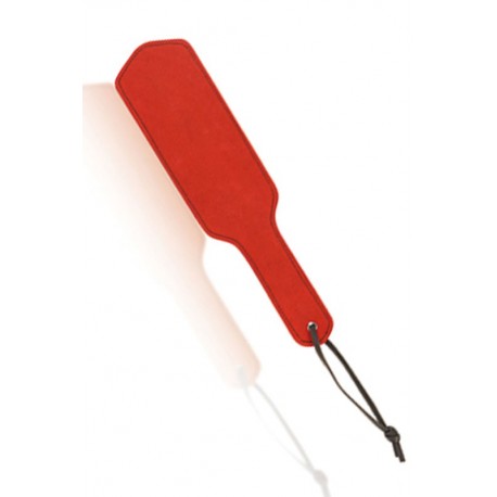 Tapette en cuir rouge