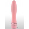 Mini vibromasseur rose à strass