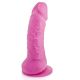Gode ventouse rose realiste 19cm