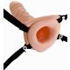 Double gode ceinture creux unisexe
