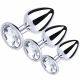Kit 3 Rosebud cristal small medium et large