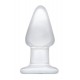 Glossy Back Soft - Gode Anal Plug en verre 