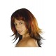 Longue perruque brune méchée