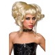 Perruque blonde stylée