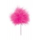 Plumeau en plumes roses - Caresse me
