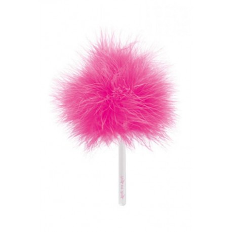 Plumeau en plumes roses - Caresse me