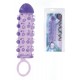 Gaine extensible à picots mauve