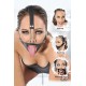 Muselière bâillon en cuir synthétique
