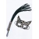Masque et fouet leopard