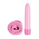 Vibromasseur et sa serviette éponge rose Yomi