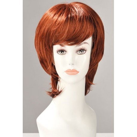 Perruque Brigitte rousse