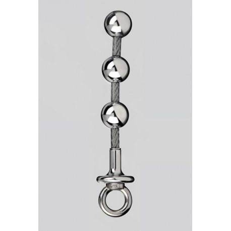 Chapelet anal 30mm, 3 boules