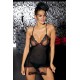 Nuisette sexy noire Lady love