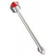 Sceptrum tige d'urètre avec strass rouge