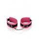 Menottes de poignets en fourrure rose