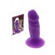 Gode anal ventouse violet - 11cm